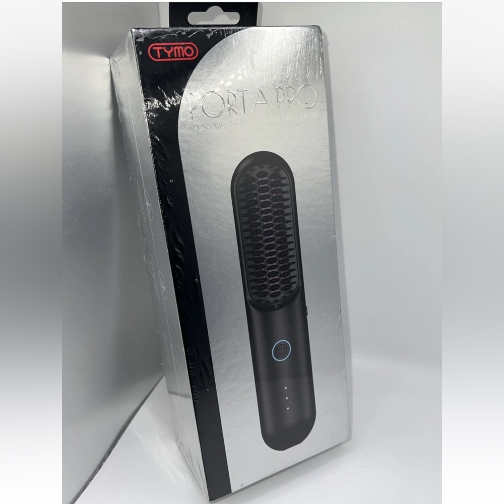TYMO Porta Pro Wireless Hair Straightening Brush - Black 💥FULLY SEALED💥